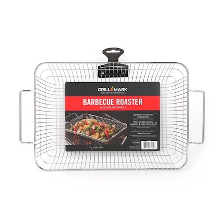 Mr. Bar-B-Q Grill Mark Steel Roasting Basket 16.7 in. L X 10.5 in. W 1 pk 06816ACE